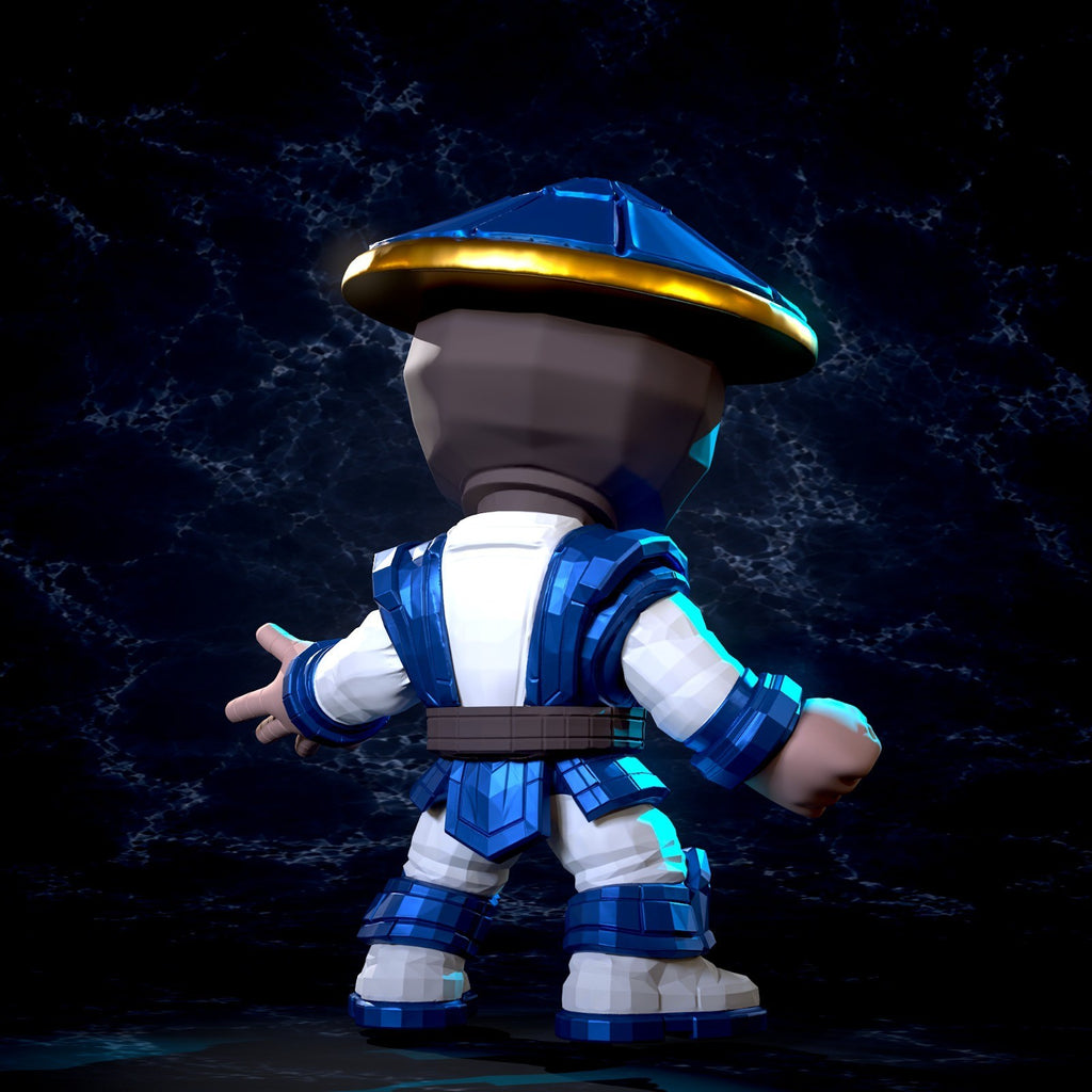 Raiden Mortal Kombat Fan Art Figure Full Colour 3D Printed Statue