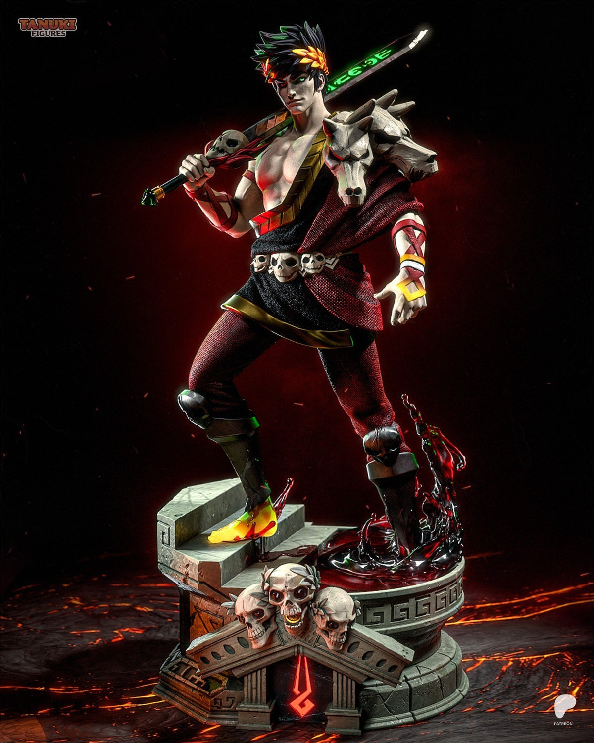Zagreus (Hades) 3D Printed Garage Kit Figure