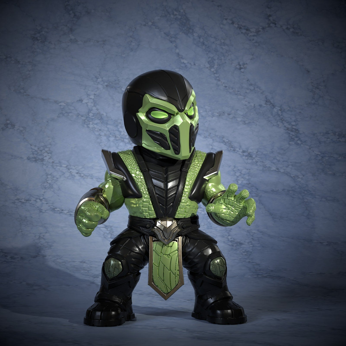Reptile Mortal Kombat Fan Art Figure Full Colour 3D Printed Statue