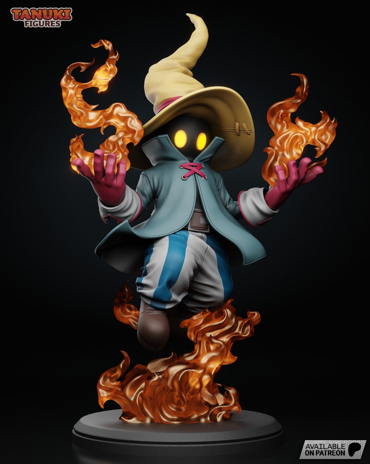 Vivi Toon (Final Fantasy IX) 3D Printed Garage Kit Figure