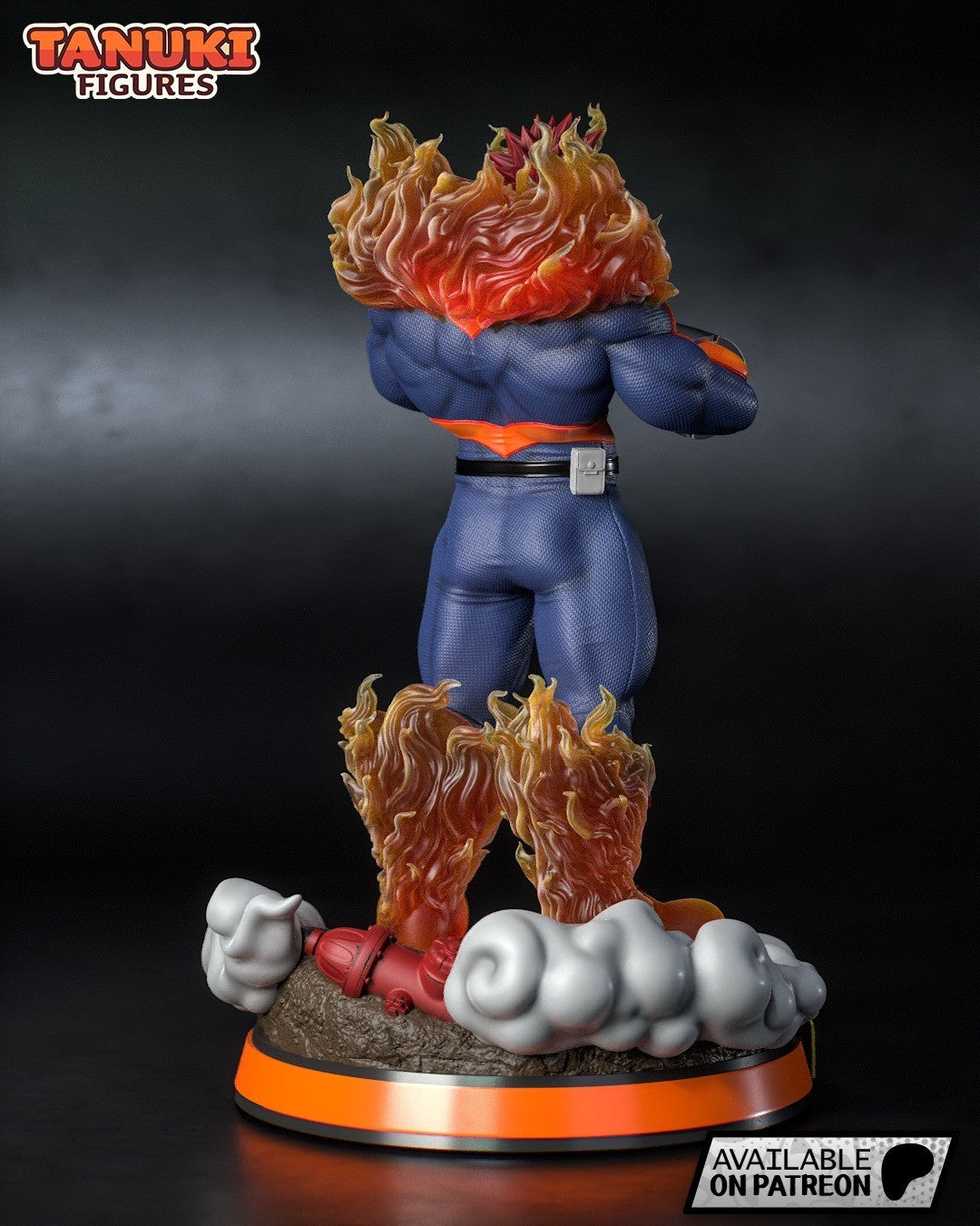Endeavor (My Hero Academia) 3D Printed Garage Kit Figure