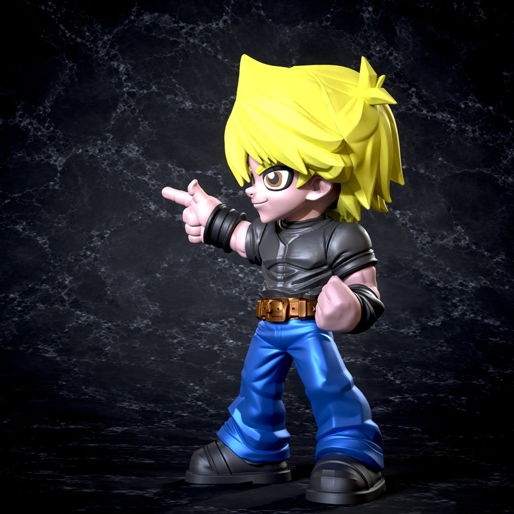 Joey Wheeler Yu-Gi-Oh Fan Art Figure Full Colour 3D Printed Statue