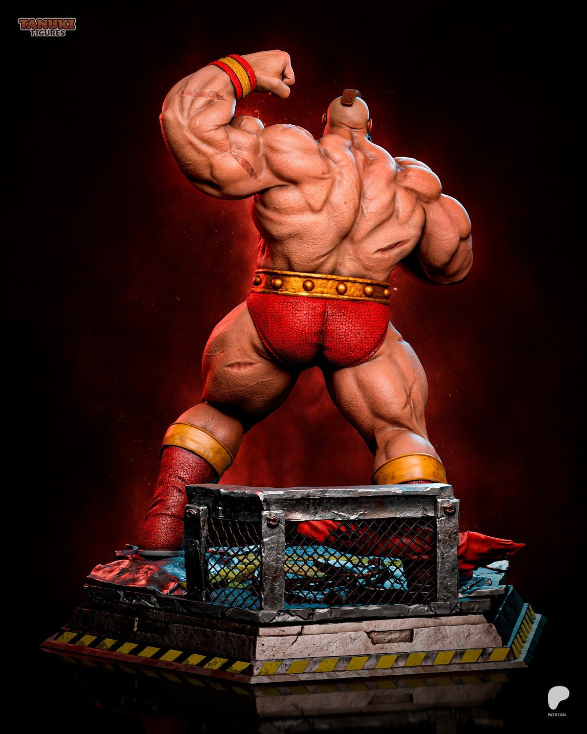 Zangief (Street Fighter) 3D Printed Garage Kit Figure