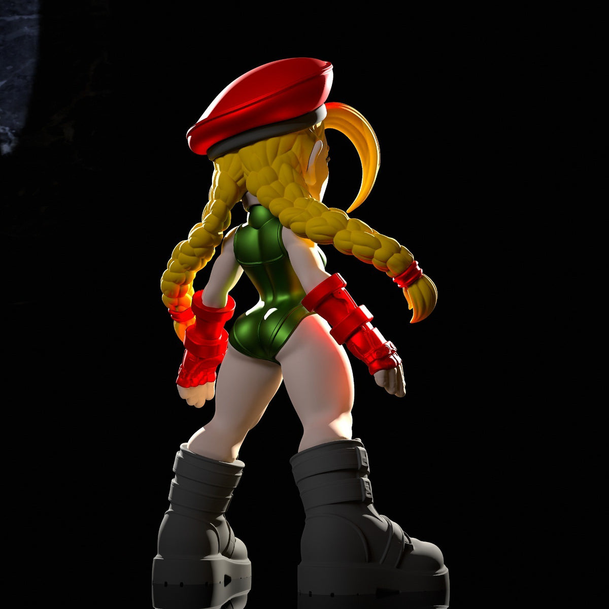 Cammy Classic Street Fighter Fan Art Figure Full Colour 3D Printed Statue