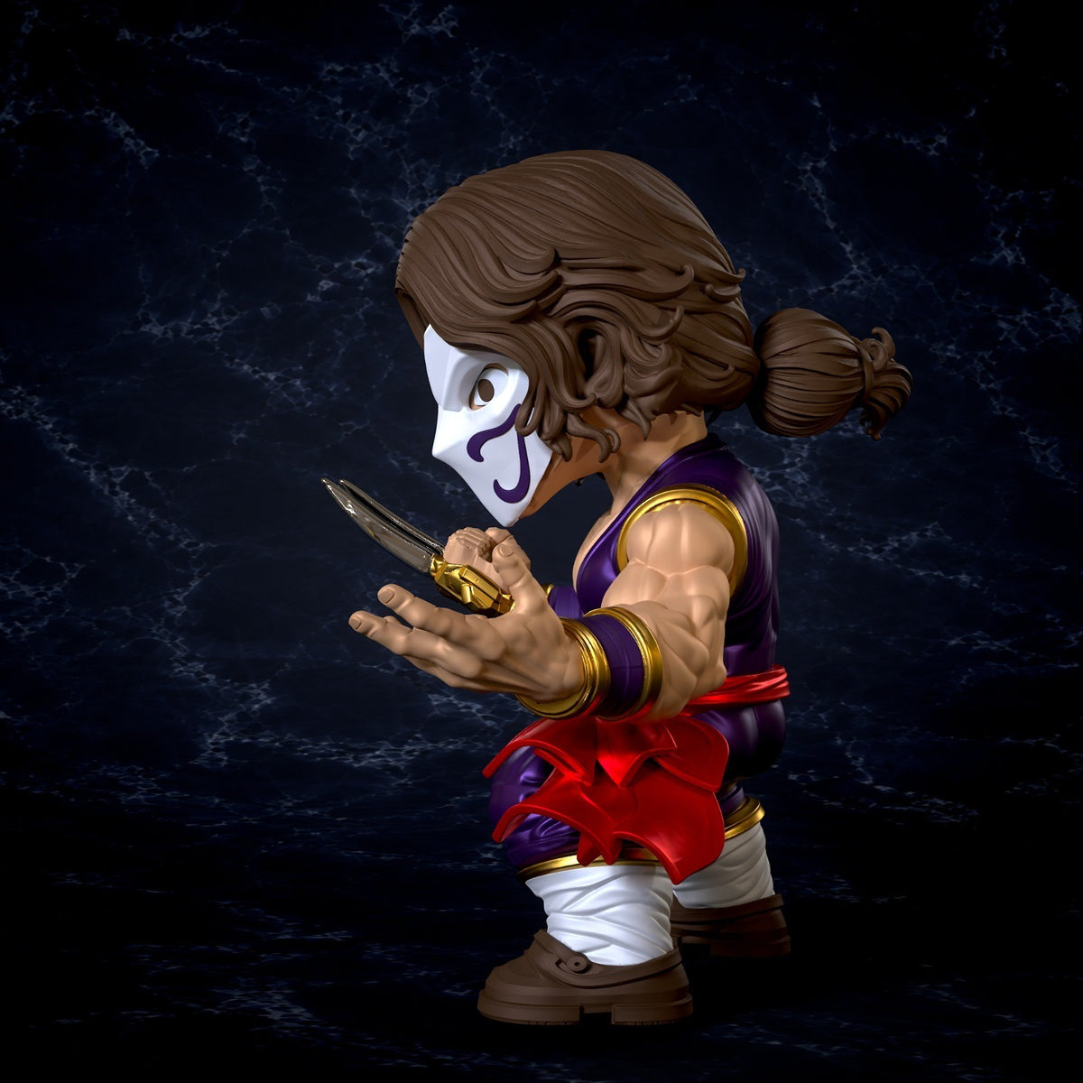 Vega Street Fighter Fan Art Figure Full Colour 3D Printed Statue