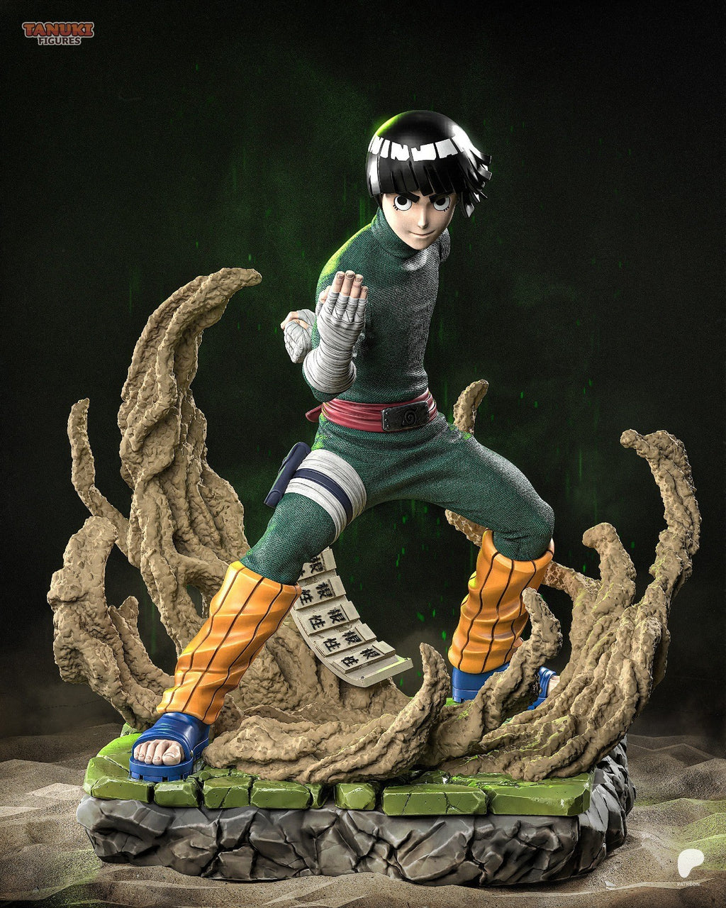 Rock Lee (Naruto) 3D Printed Garage Kit Figure