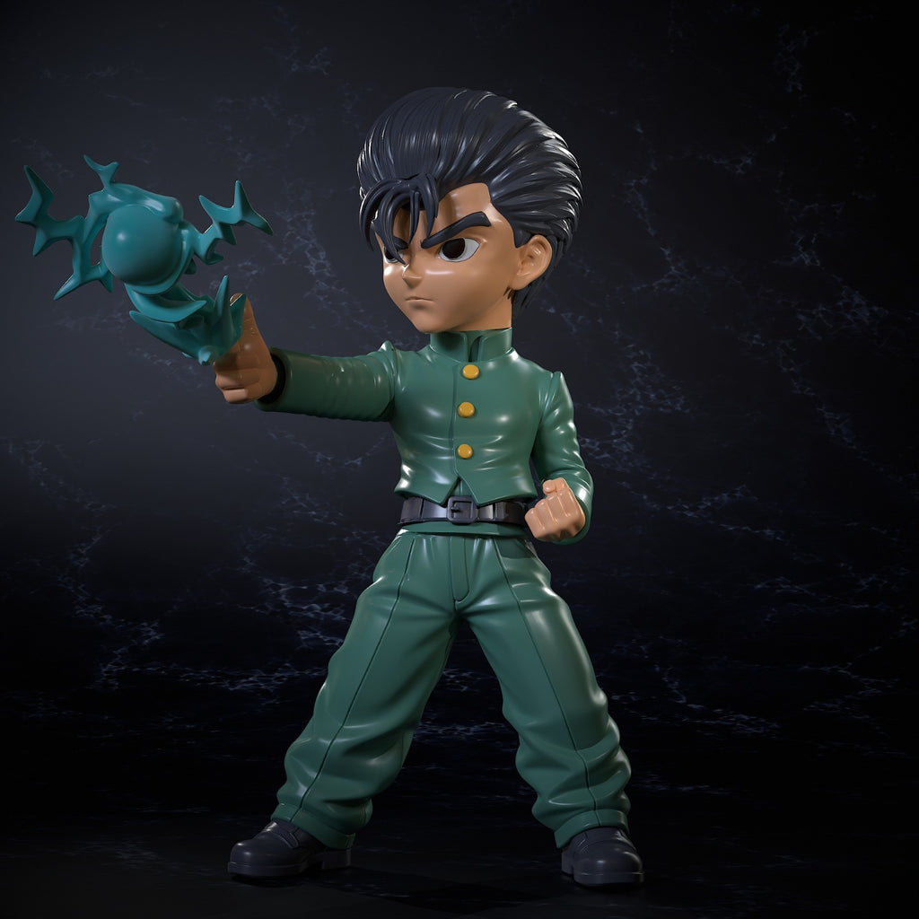 Yusuke Urameshi Yu Yu Hakusho Fan Art Figure Full Colour 3D Printed Statue