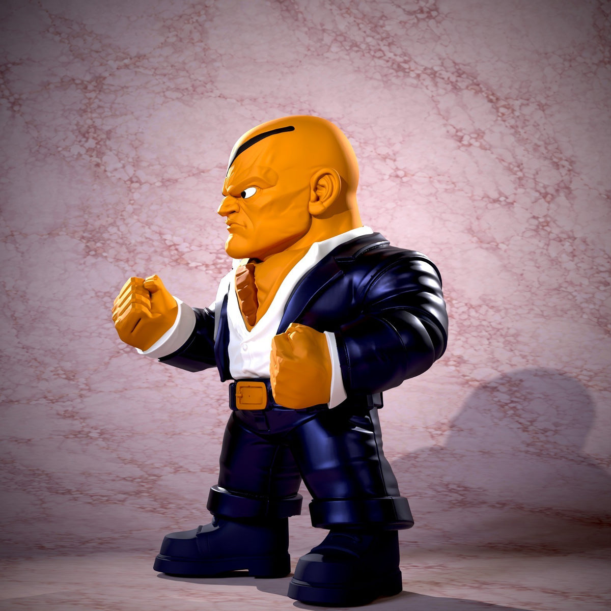 Corporate Sagat Street Fighter Fan Art Figure Full Colour 3D Printed Statue