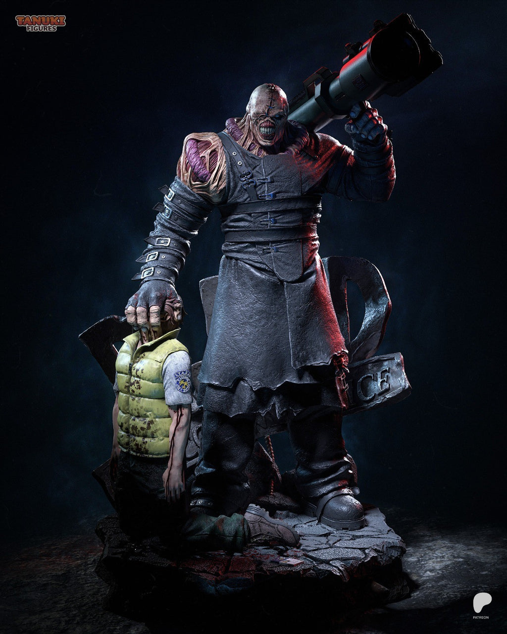 Nemesis (Resident Evil) 3D Printed Garage Kit Figure
