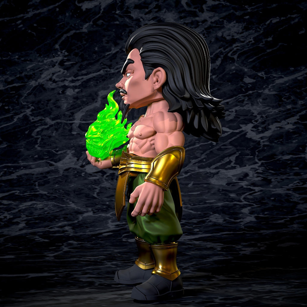 Shang Tsung Mortal Kombat Fan Art Figure Full Colour 3D Printed Statue