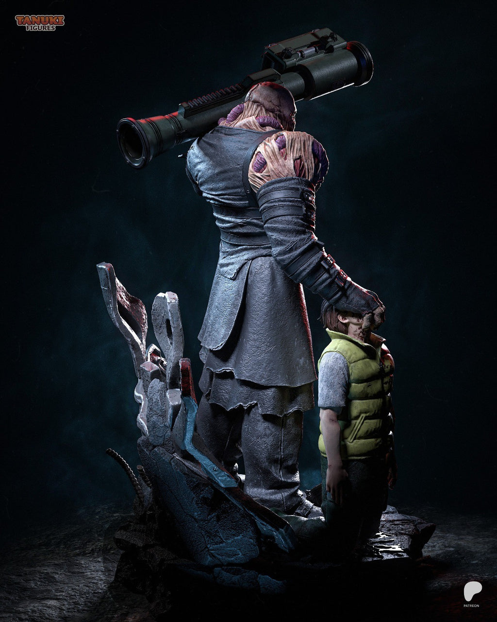 Nemesis (Resident Evil) 3D Printed Garage Kit Figure