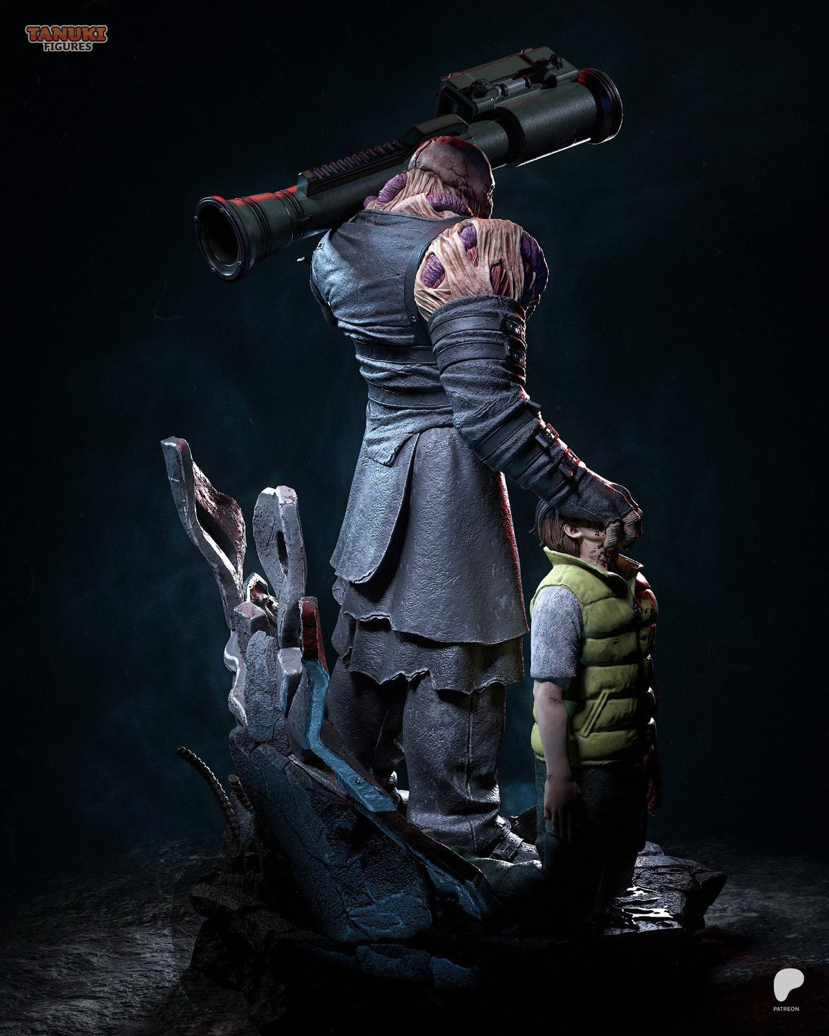 Nemesis (Resident Evil) 3D Printed Garage Kit Figure