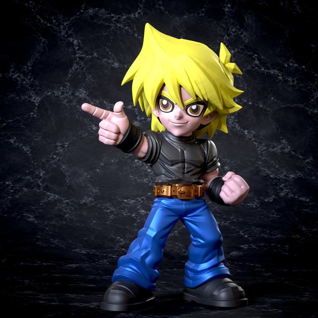 Joey Wheeler Yu-Gi-Oh Fan Art Figure Full Colour 3D Printed Statue