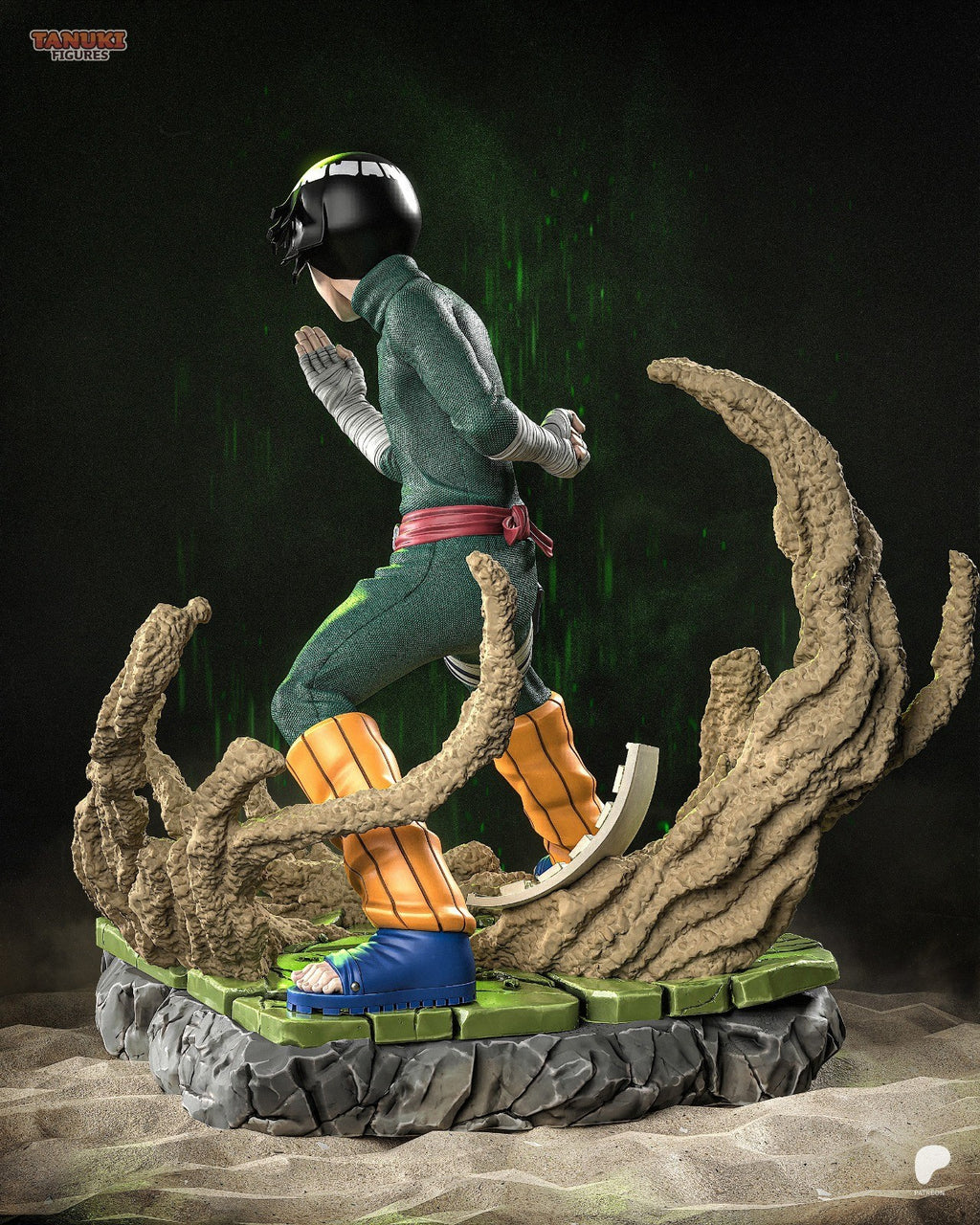 Rock Lee (Naruto) 3D Printed Garage Kit Figure