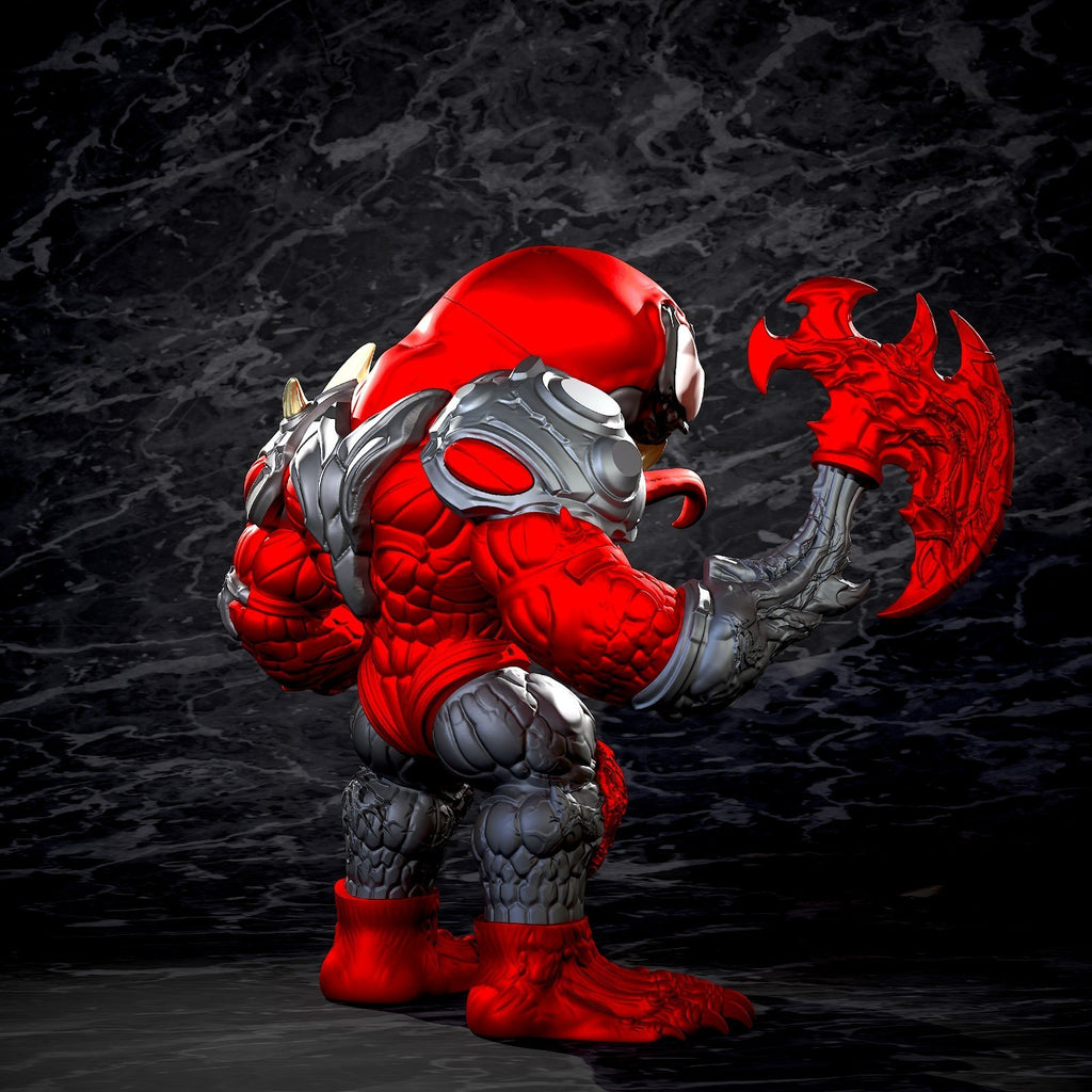 Carnage Marvel Fan Art Figure Full Colour 3D Printed Statue