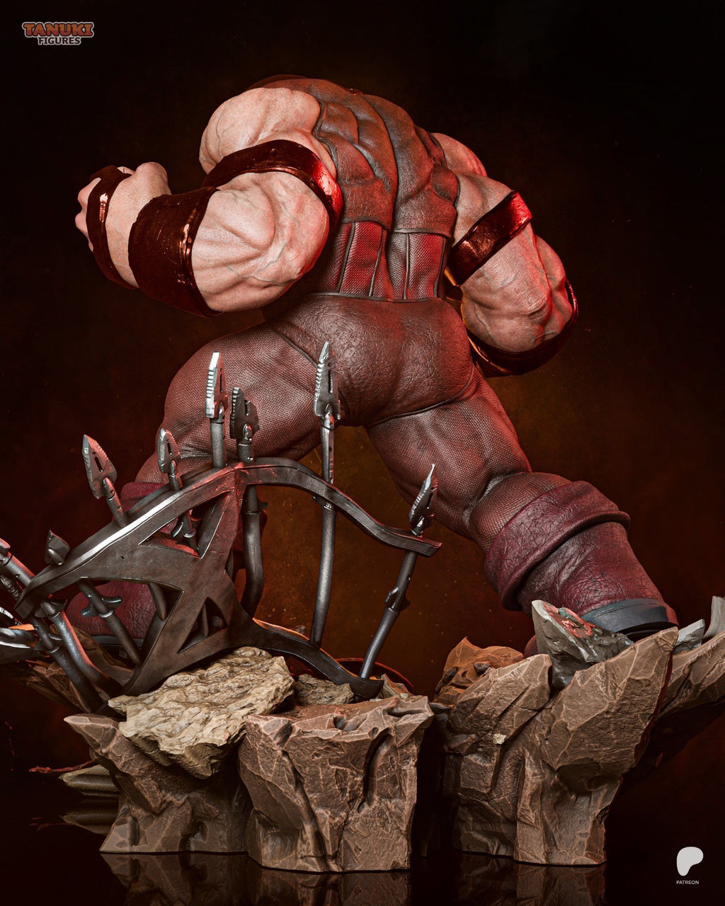 Juggernaut (X-Men) 3D Printed Garage Kit Figure