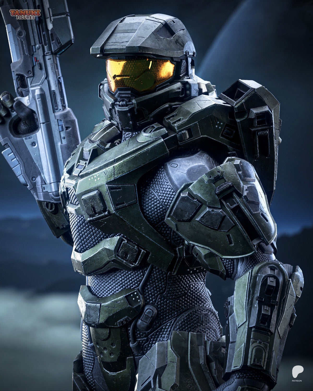 Master Chief (Halo) 3D Printed Garage Kit Figure