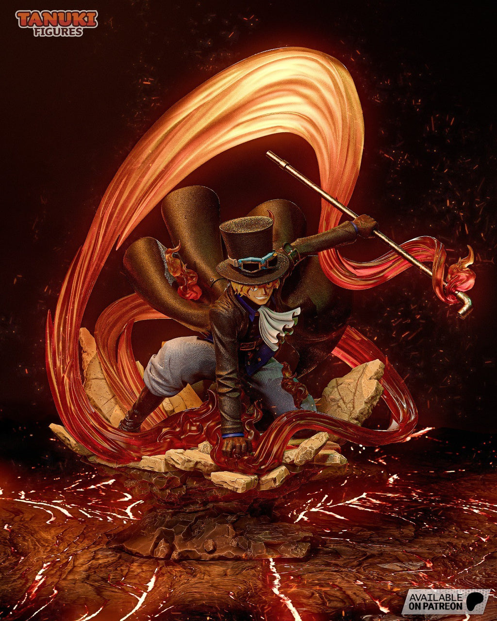 Sabo (One Piece) 3D Printed Garage Kit Figure