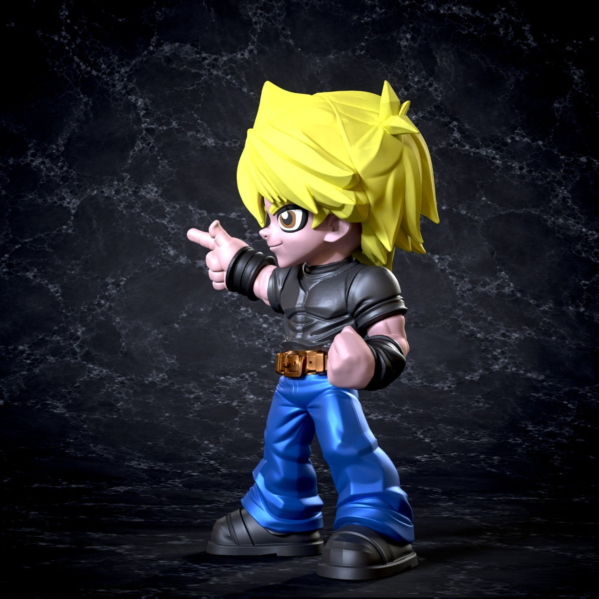 Joey Wheeler Yu-Gi-Oh Fan Art Figure Full Colour 3D Printed Statue