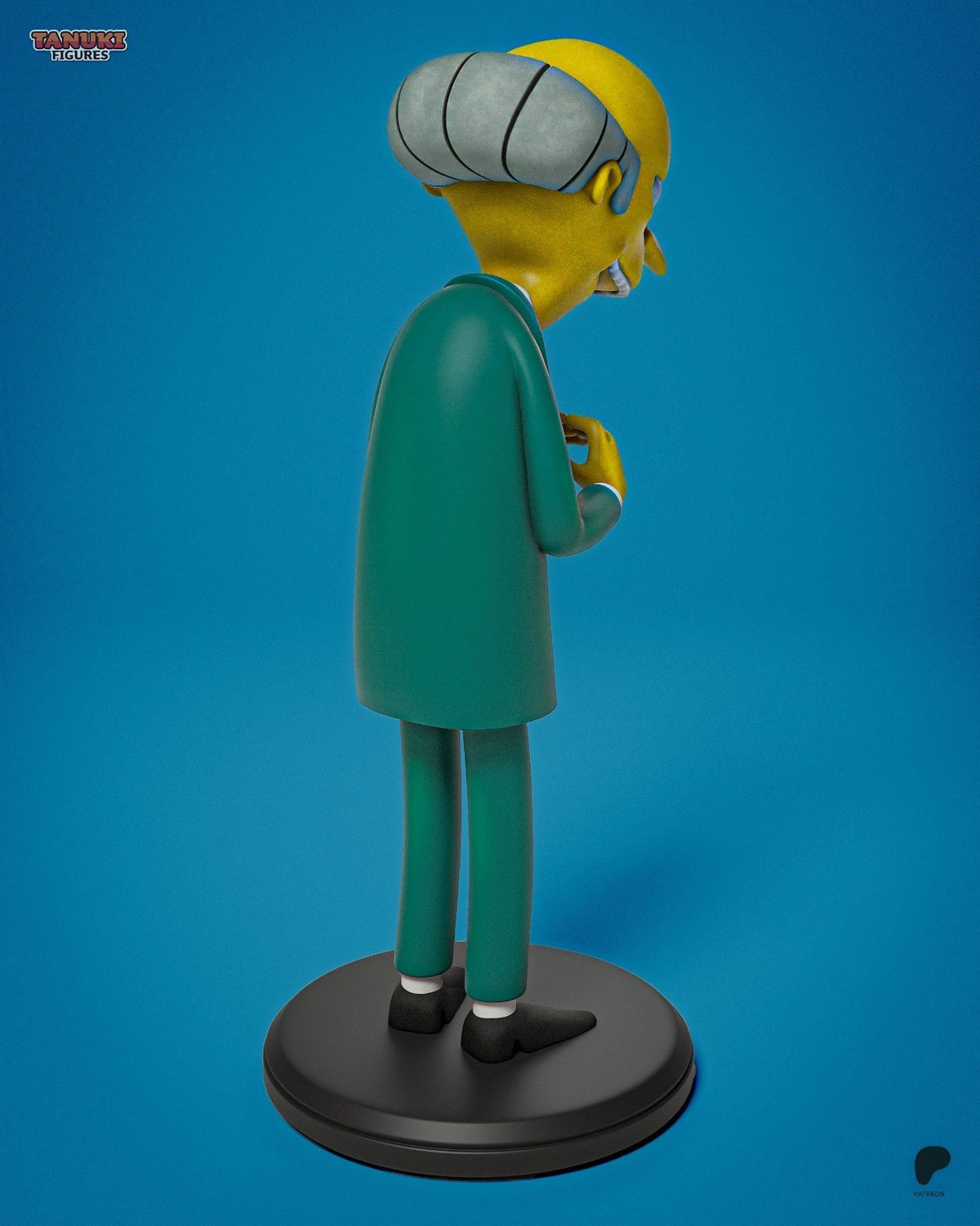 Mr. Burns (The Simpsons) 3D Printed Garage Kit Figure