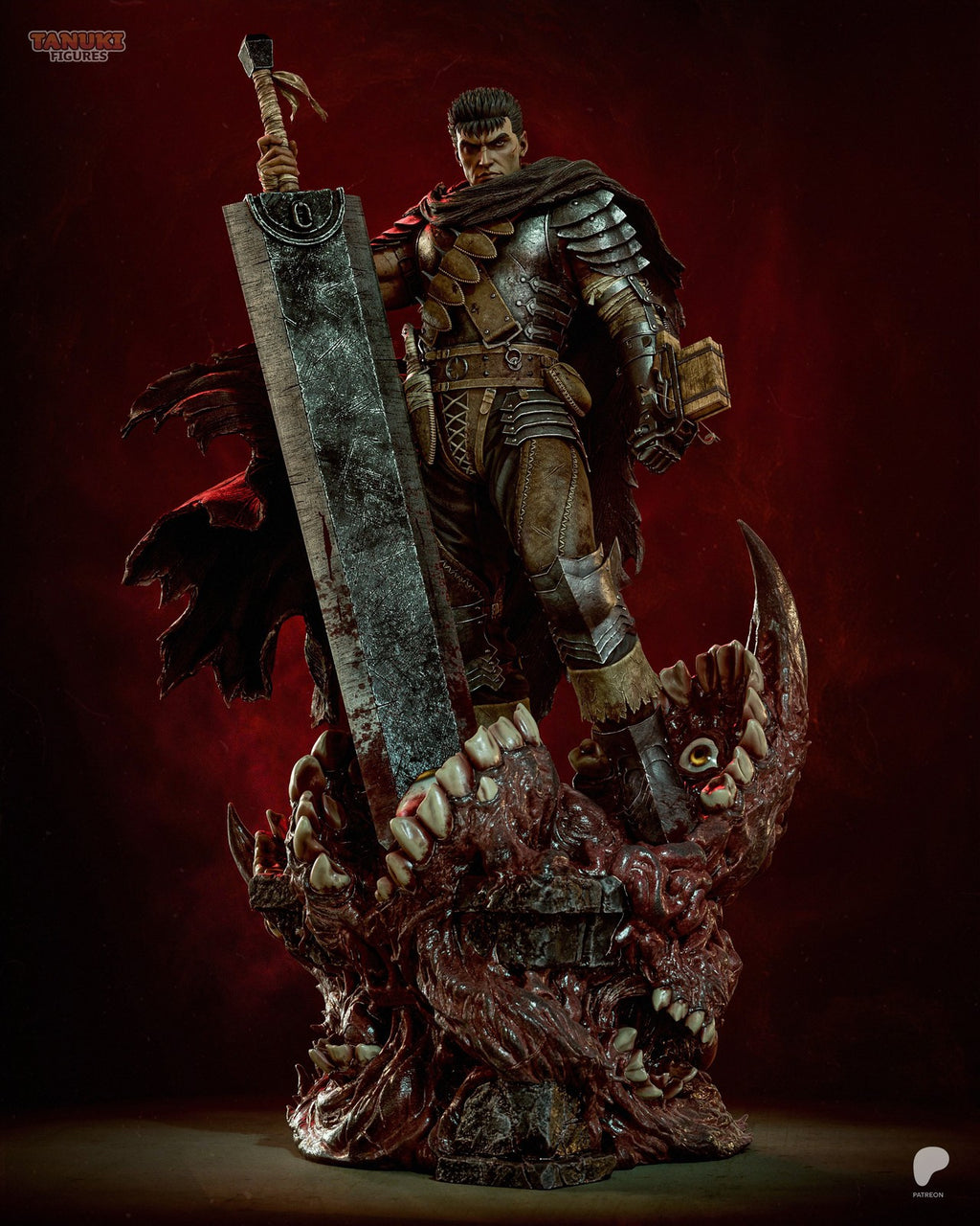 Guts (Berserk) 3D Printed Garage Kit Figure
