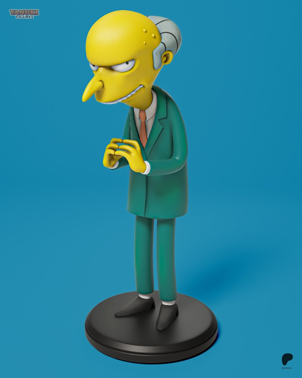 Mr. Burns (The Simpsons) 3D Printed Garage Kit Figure