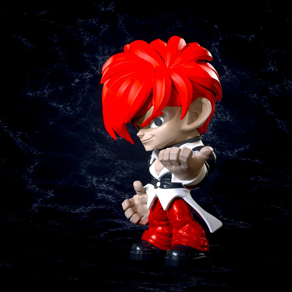 Iori Yagami King of Fighters Fan Art Figure Full Colour 3D Printed Statue