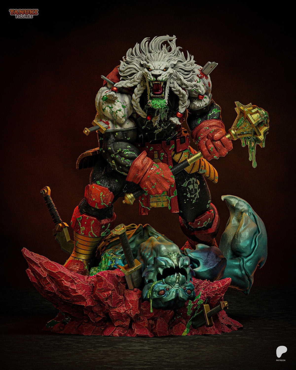 Battle Beast (Invincible) 3D Printed Garage Kit Figure