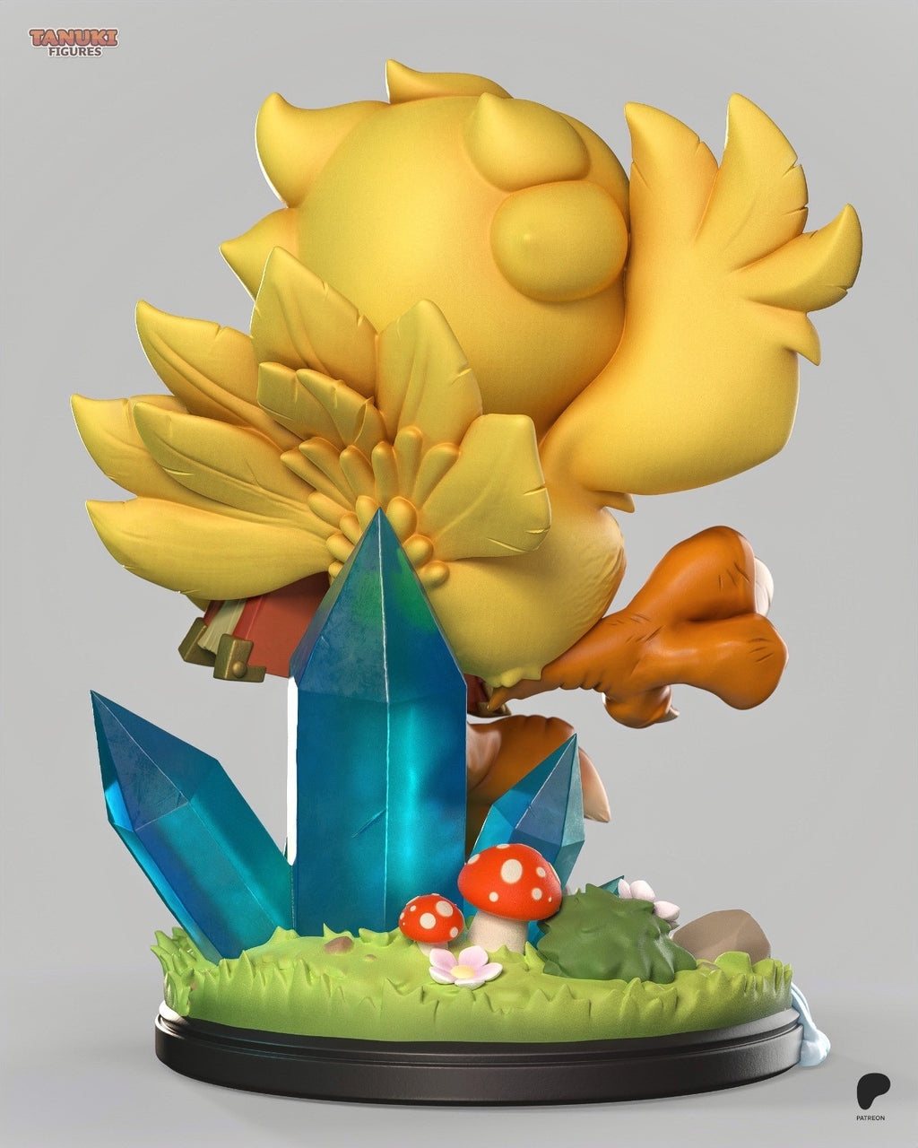 Chocobo Chibi (Final Fantasy) 3D Printed Garage Kit Figure