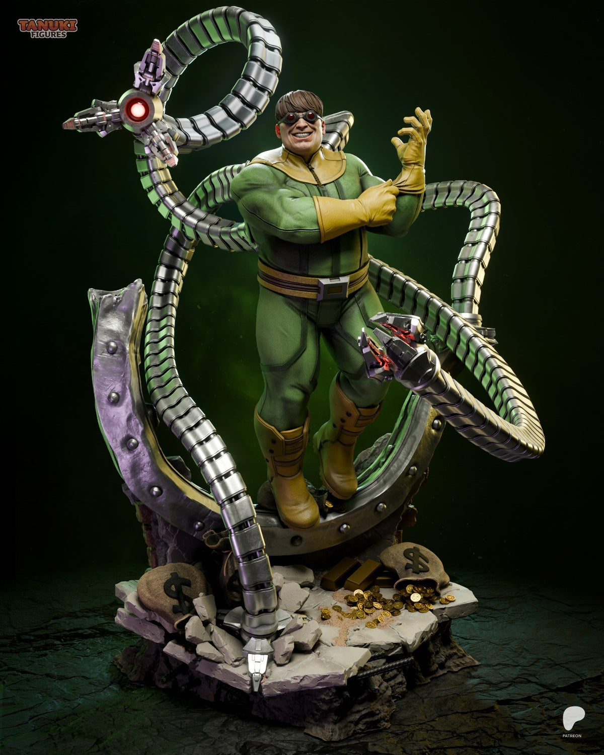 Dr. Octopus (Spider-Man) 3D Printed Garage Kit Figure