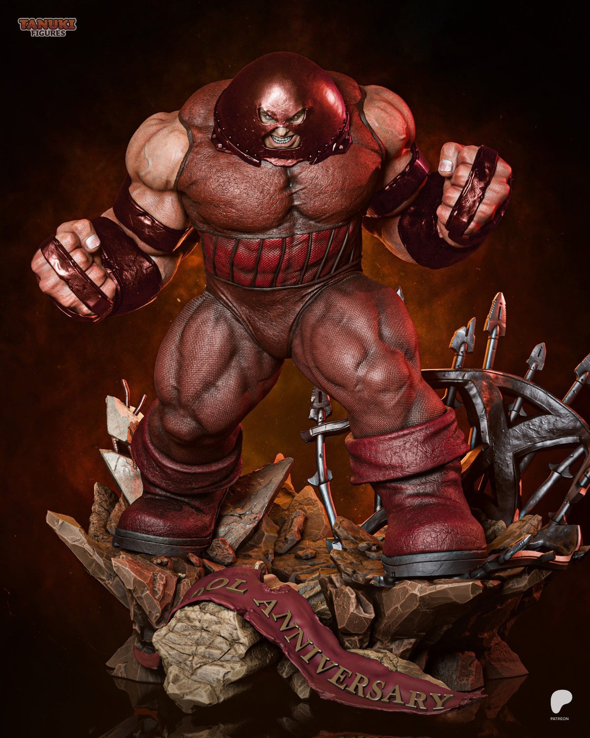 Juggernaut (X-Men) 3D Printed Garage Kit Figure