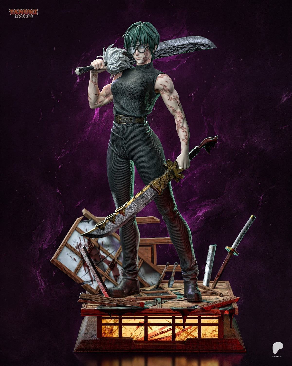 Maki (Jujutsu Kaisen) 3D Printed Garage Kit Figure