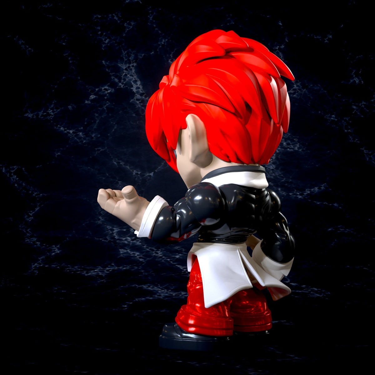 Iori Yagami King of Fighters Fan Art Figure Full Colour 3D Printed Statue