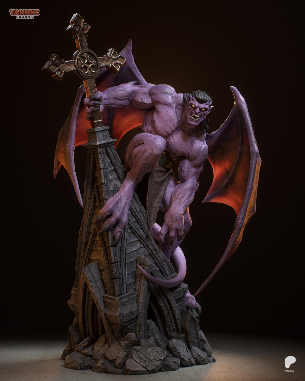 Goliath (Gargoyles) 3D Printed Garage Kit Figure