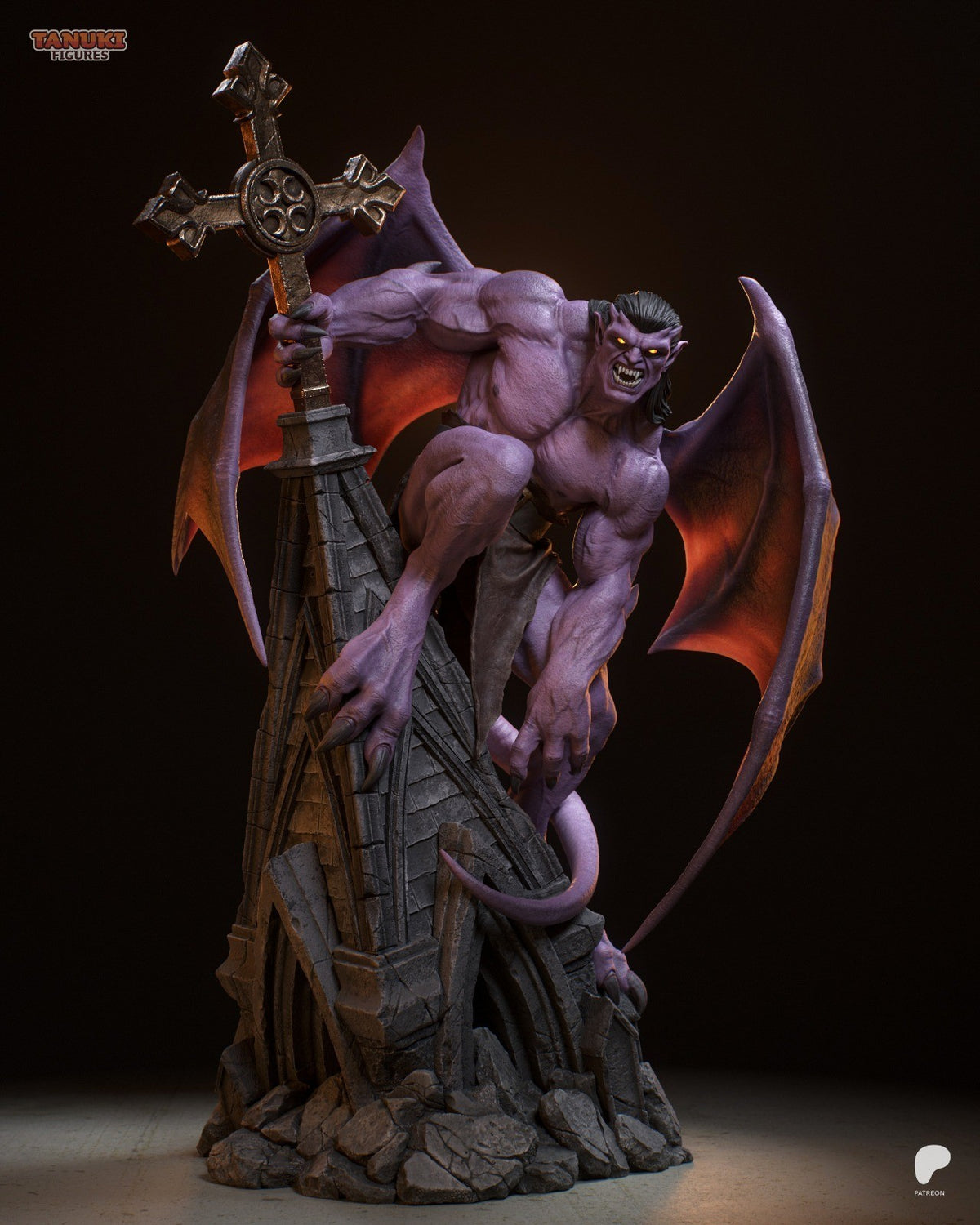 Goliath (Gargoyles) 3D Printed Garage Kit Figure