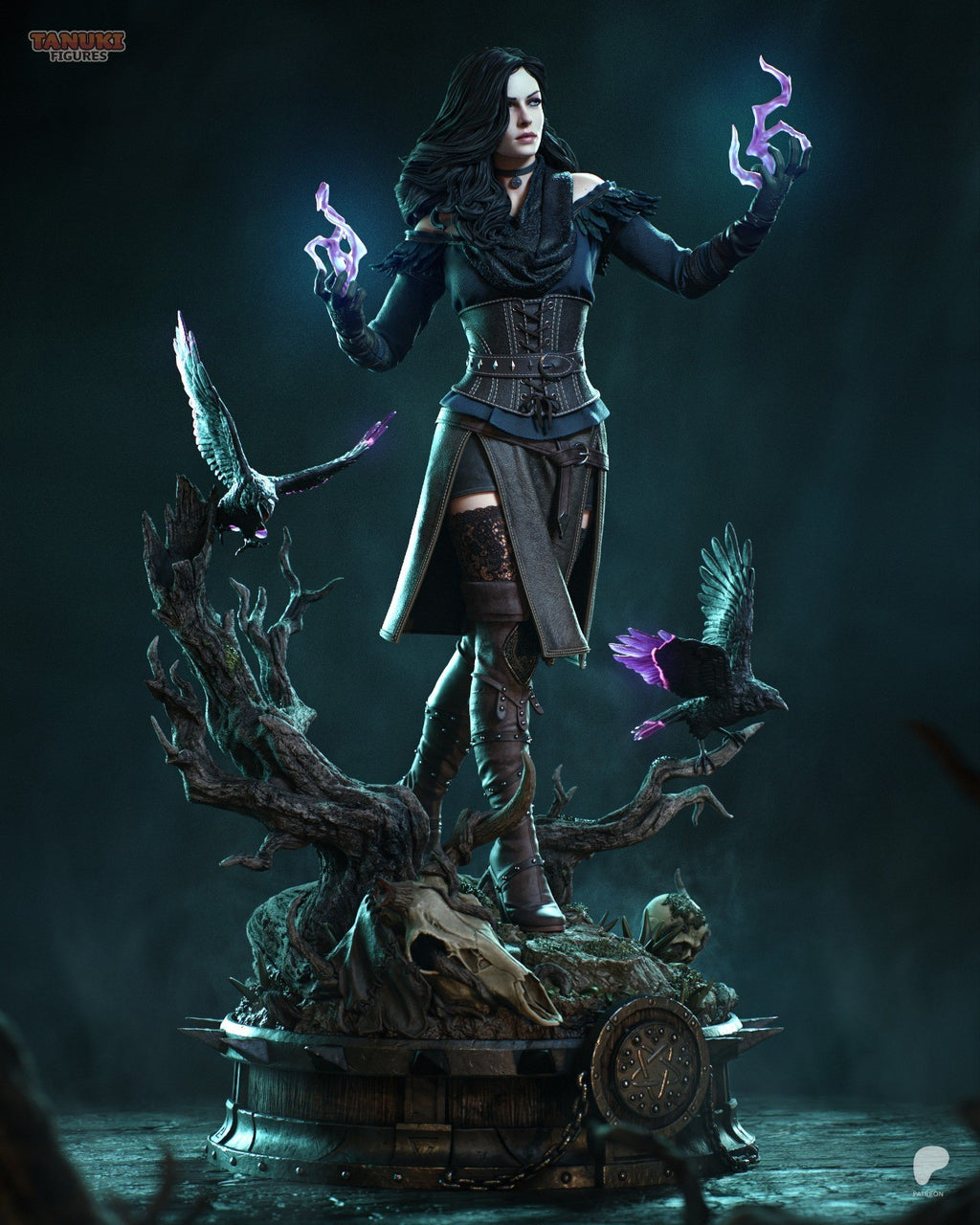 Yennefer (The Witcher) 3D Printed Garage Kit Figure