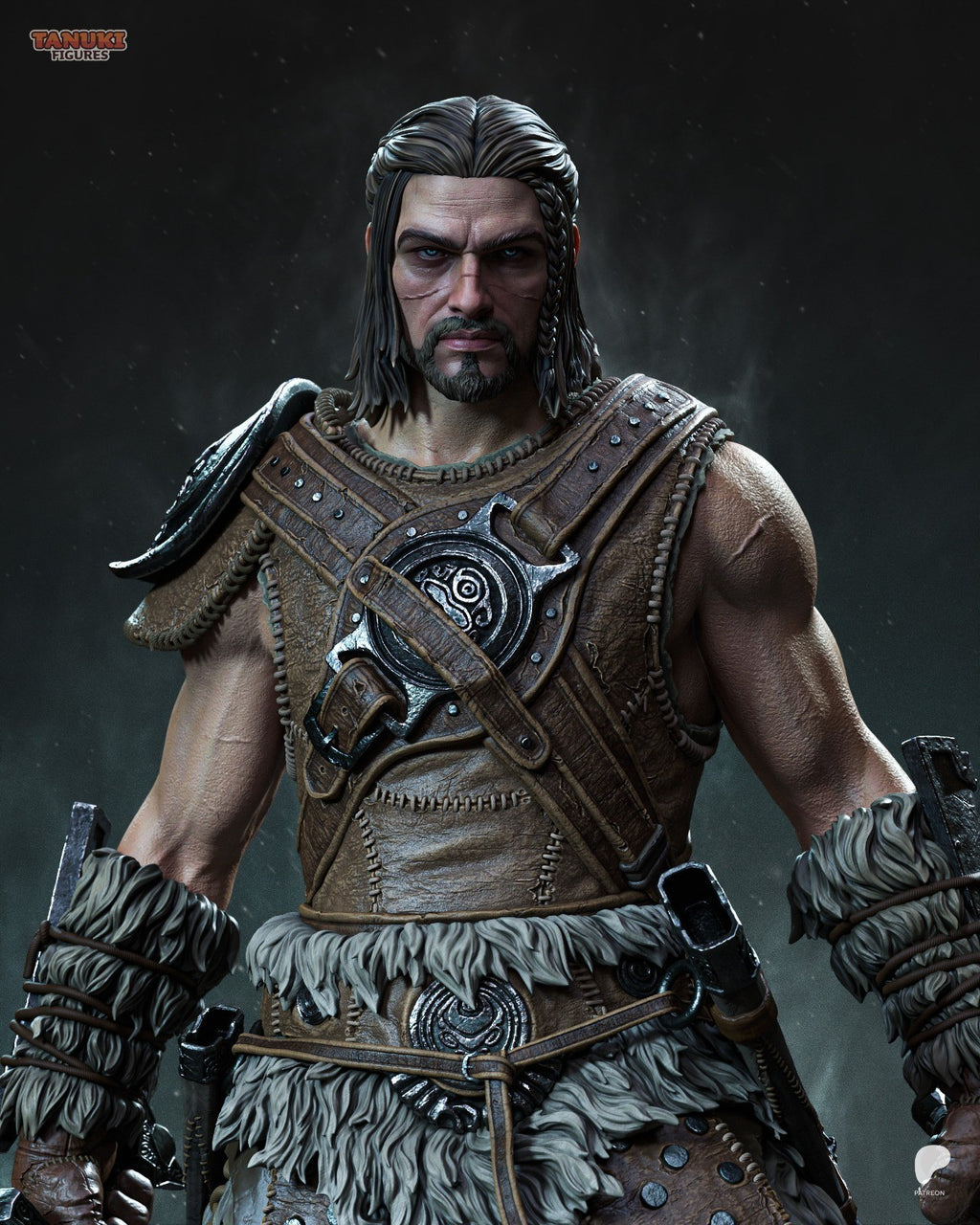 Dovahkiin (Skyrim) 3D Printed Garage Kit Figure