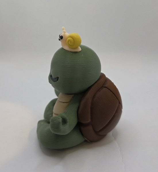 Zen Meditating Turtle Figure