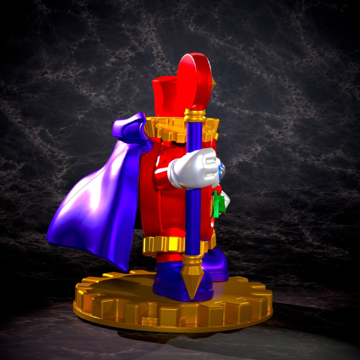 Time Wizard Yu-Gi-Oh Fan Art Figure Full Colour 3D Printed Statue