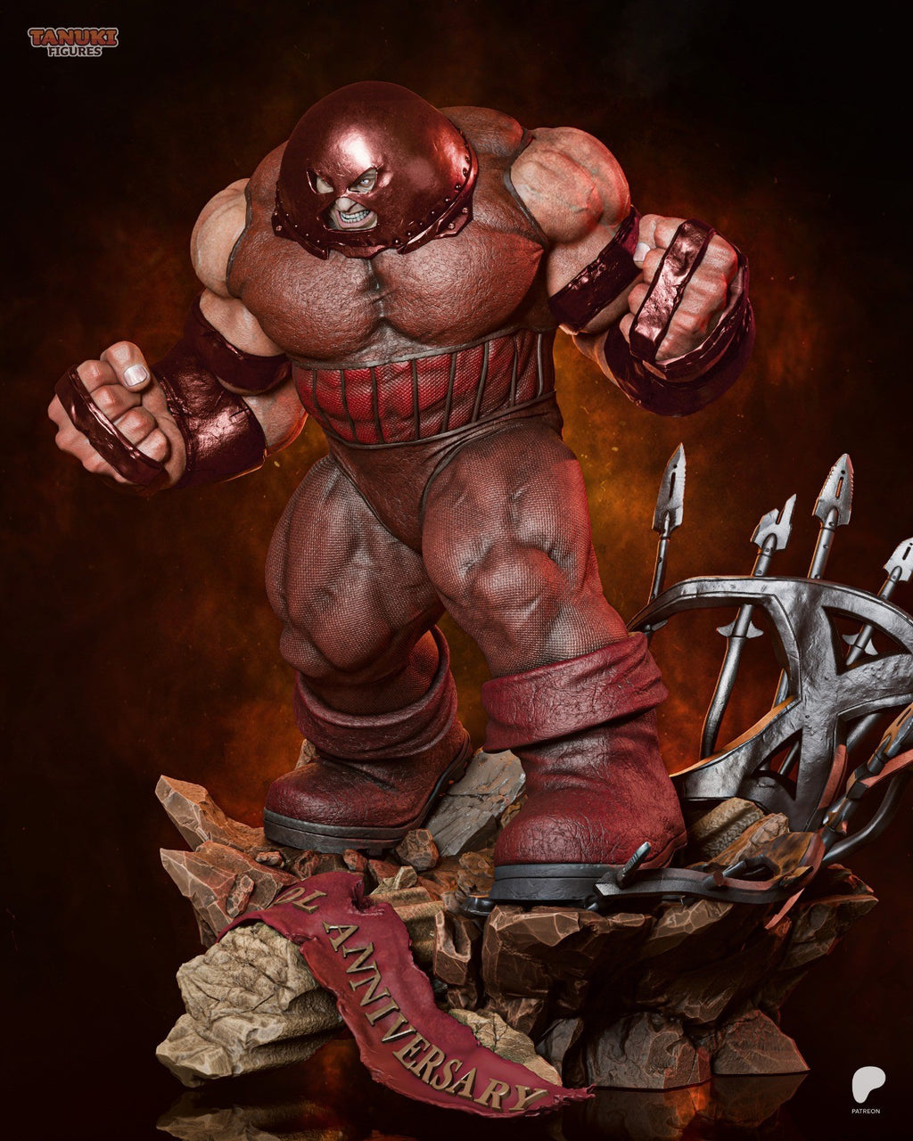 Juggernaut (X-Men) 3D Printed Garage Kit Figure