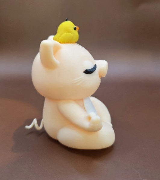 Zen Meditating Pig Figure