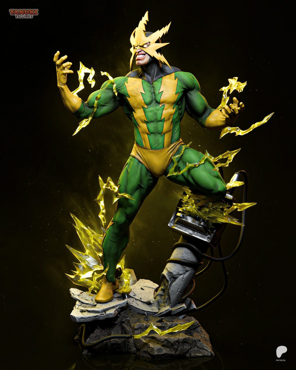 Electro (Spider-Man) 3D Printed Garage Kit Figure