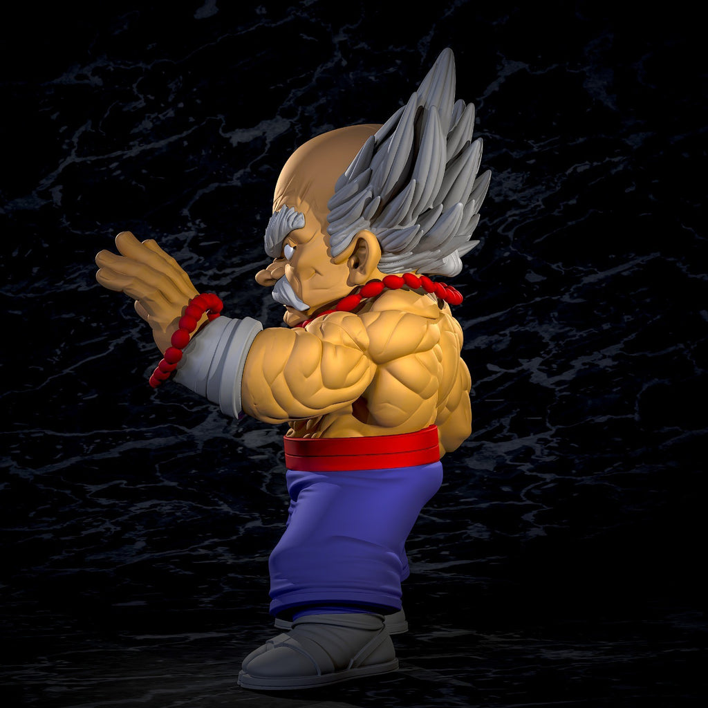 Heihachi Mishima Tekken Fan Art Figure Full Colour 3D Printed Statue