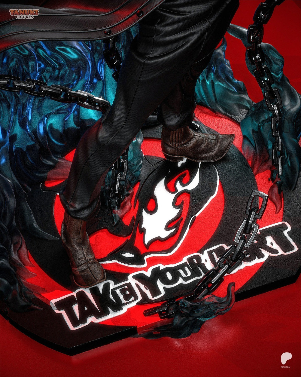 Joker (Persona 5) 3D Printed Garage Kit Figure