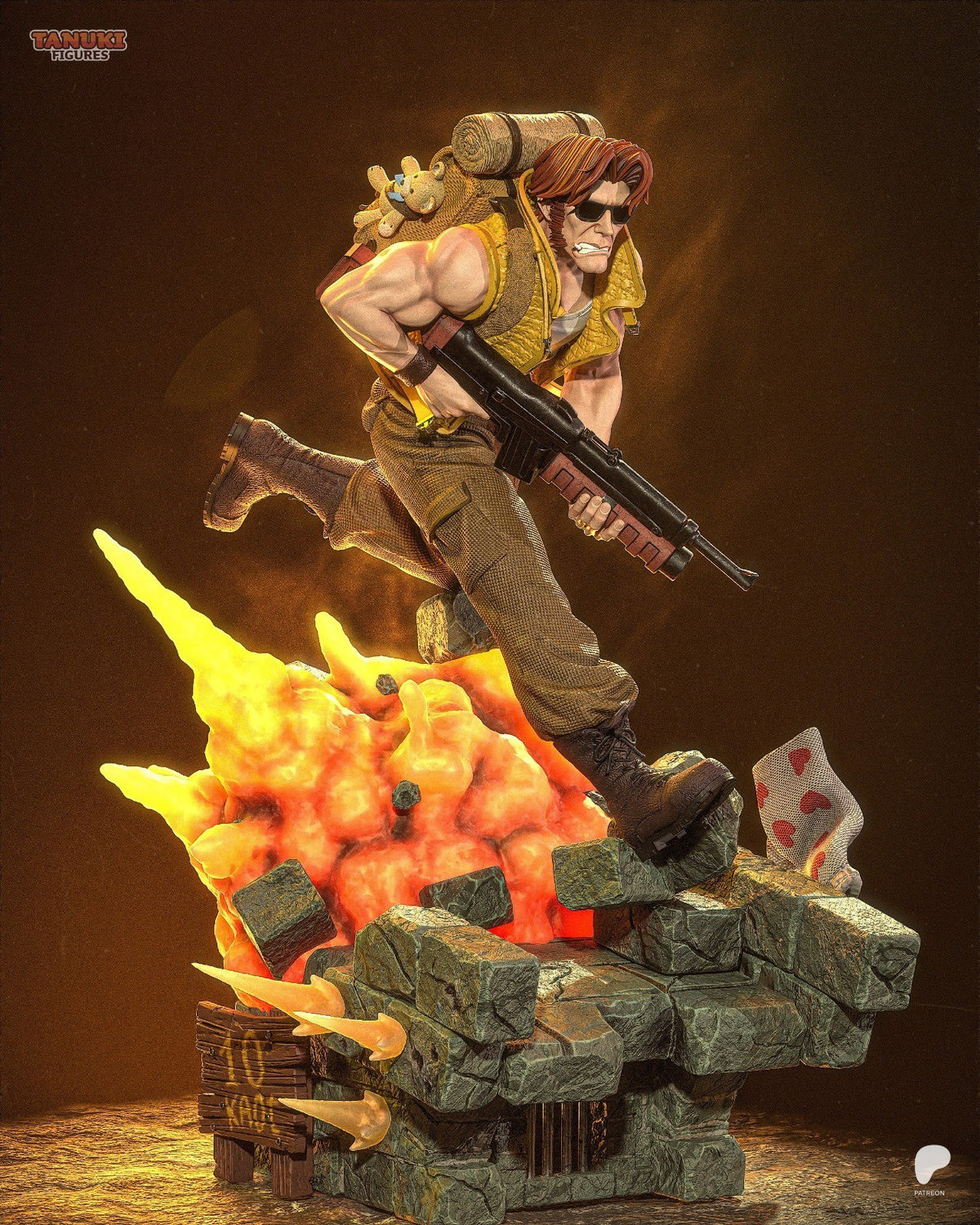Tarma Roving (Metal Slug) 3D Printed Garage Kit Figure