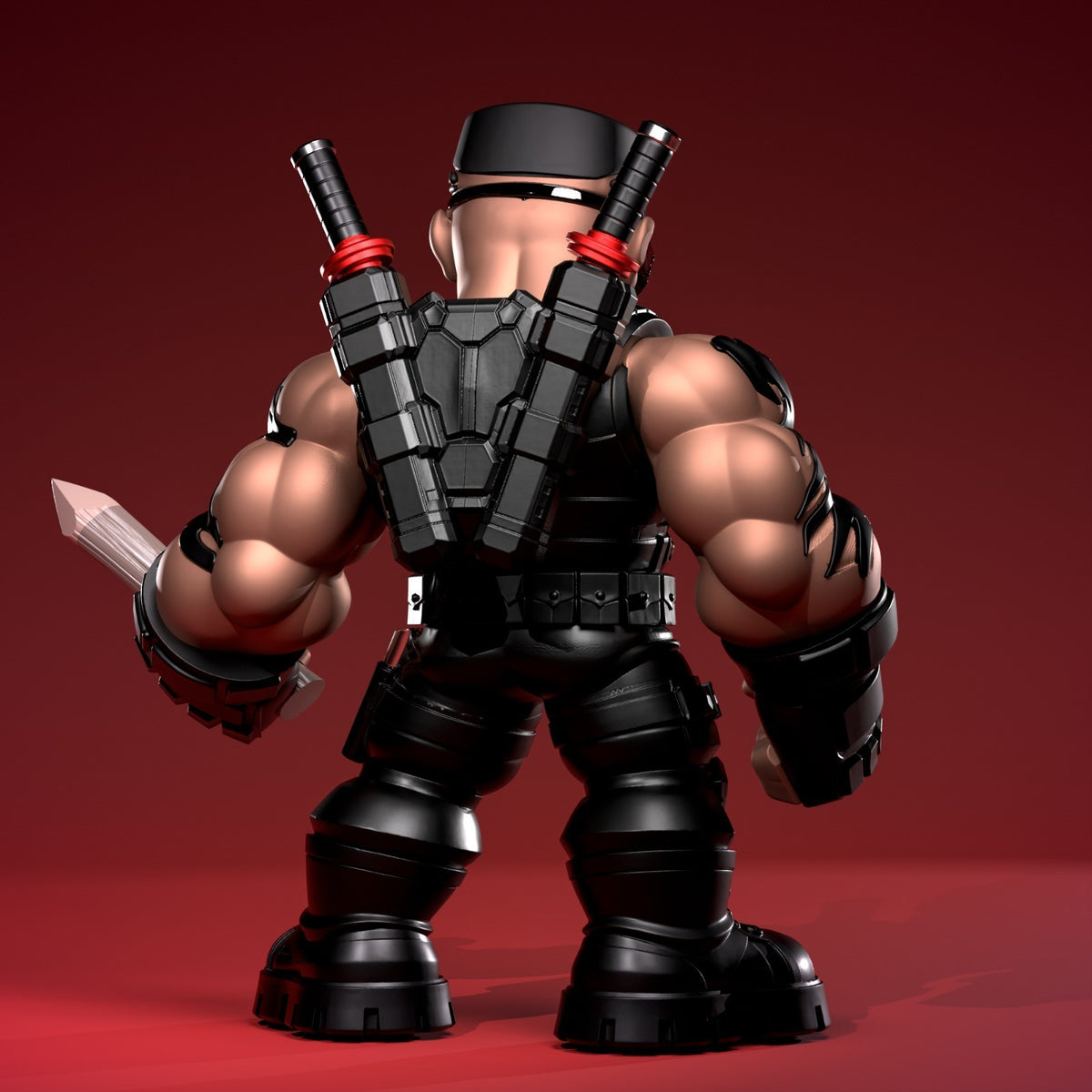 Blade Marvel Fan Art Figure Full Colour 3D Printed Statue