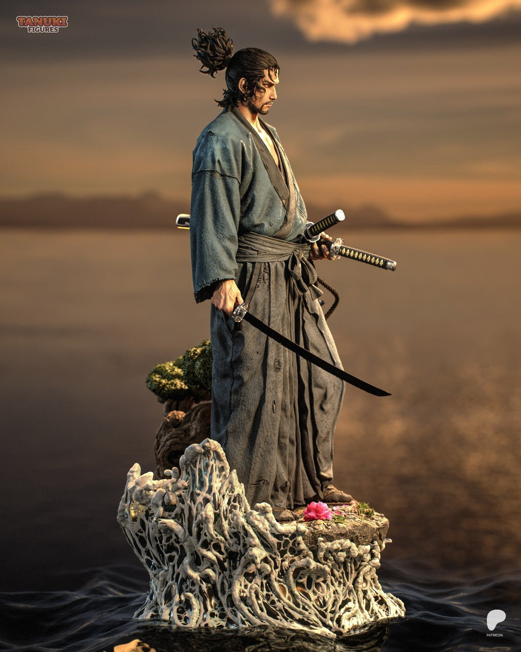 Musashi (Vagabond) 3D Printed Garage Kit Figure