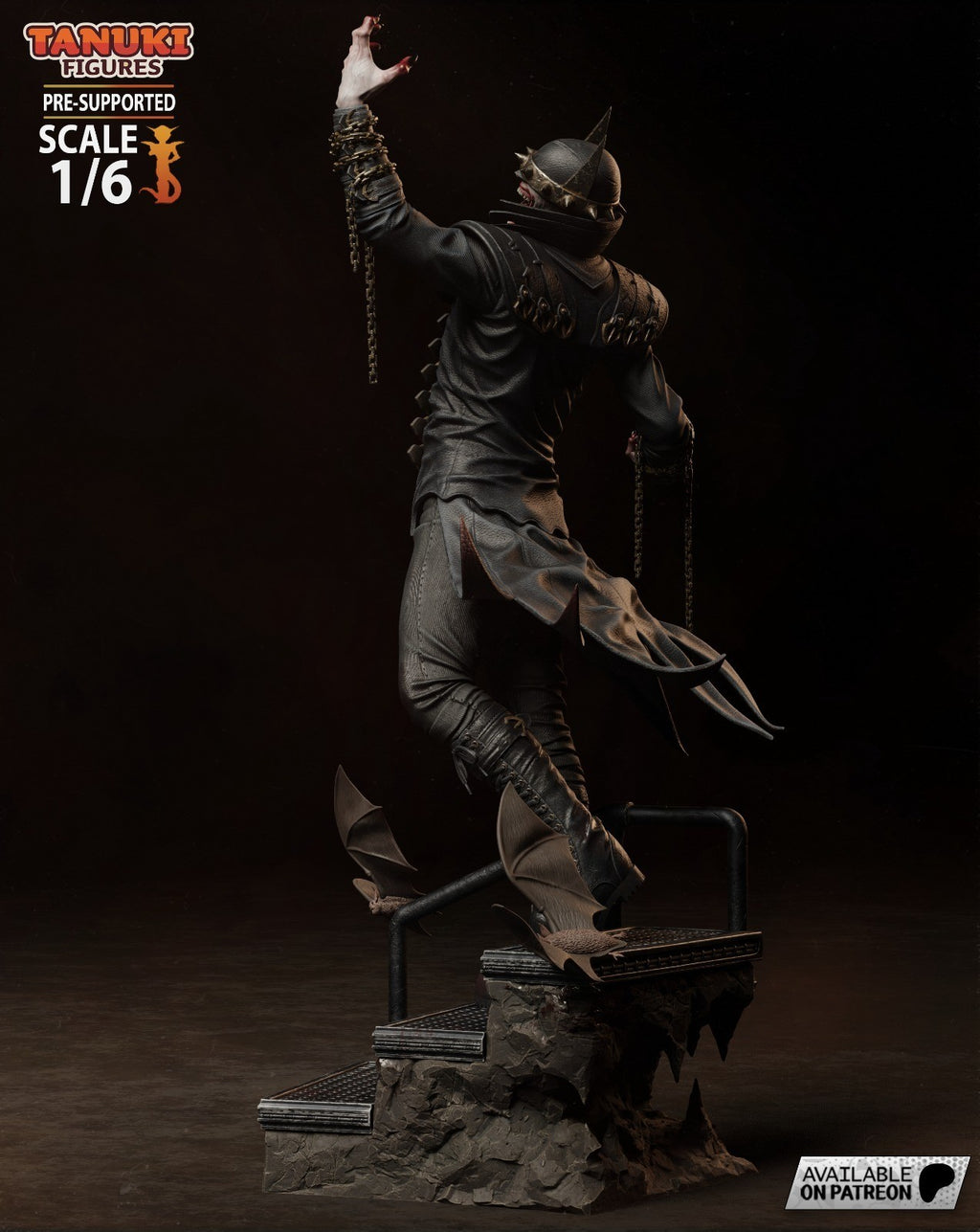 Batman Who Laughs (DC) 3D Printed Garage Kit Figure