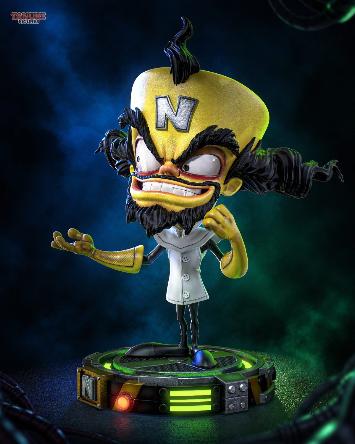 Neo Cortex (Crash Bandicoot) 3D Printed Garage Kit Figure