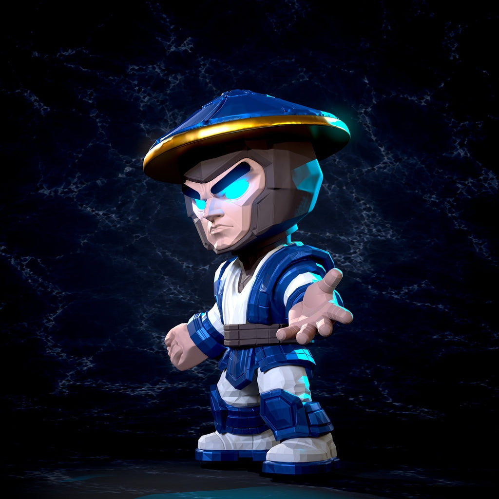 Raiden Mortal Kombat Fan Art Figure Full Colour 3D Printed Statue
